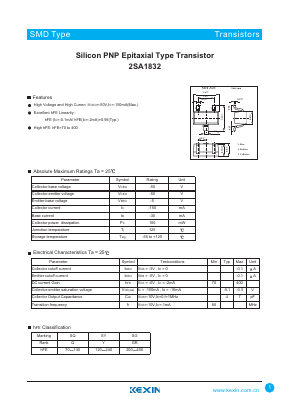 A1832 Datasheet PDF KEXIN Industrial