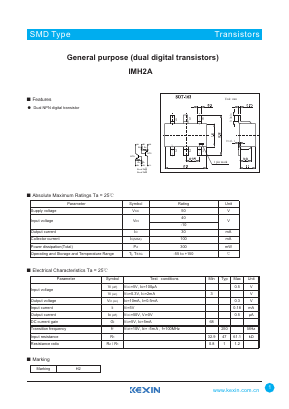 IMH2A Datasheet PDF KEXIN Industrial