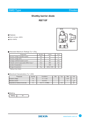 RB715F Datasheet PDF KEXIN Industrial