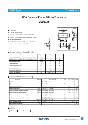 D2324 Datasheet PDF KEXIN Industrial