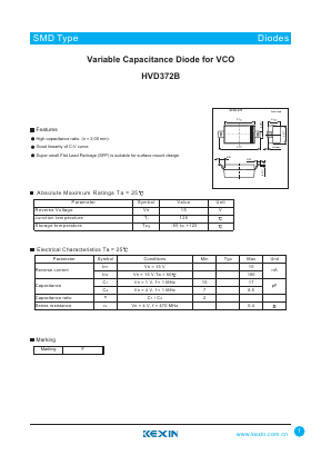 HVD372B Datasheet PDF KEXIN Industrial