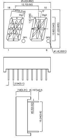 PDC54-12SRWA Datasheet PDF Kingbright