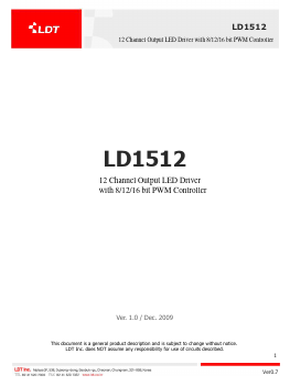 LD1512 Datasheet PDF LDT Co., Ltd