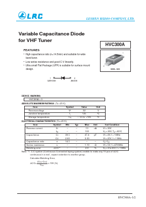 HVC300A Datasheet PDF Leshan Radio Company,Ltd