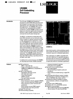 LR33000HC-33 Datasheet PDF LSI Corporation 