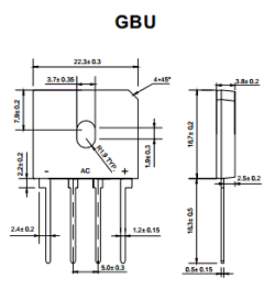 GBU15A Datasheet PDF Shenzhen Luguang Electronic Technology Co., Ltd