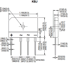 KBJ601 Datasheet PDF Shenzhen Luguang Electronic Technology Co., Ltd