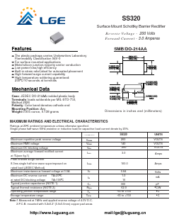 SS320 Datasheet PDF Shenzhen Luguang Electronic Technology Co., Ltd