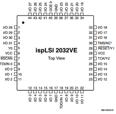 ISPLSI2032VE-300LJ44 Datasheet PDF Lattice Semiconductor