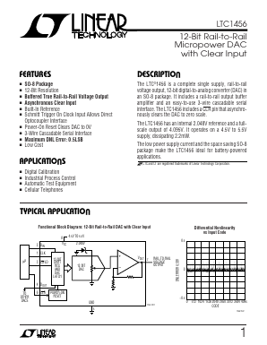 LTC1456 Datasheet PDF Linear Technology