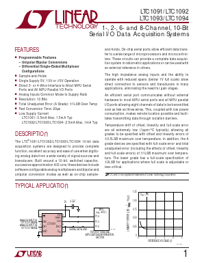 LTC1094 Datasheet PDF Linear Technology