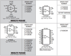 LT1028MJ8 Datasheet PDF Linear Technology