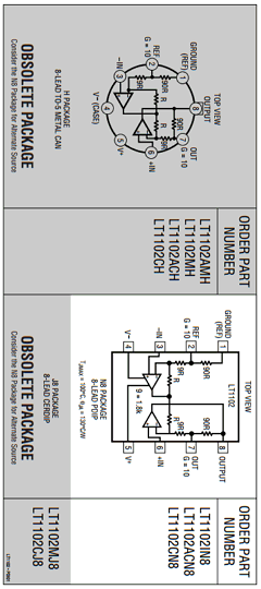 LT1102 Datasheet PDF Linear Technology