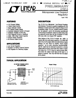 LT1121-5 Datasheet PDF Linear Technology