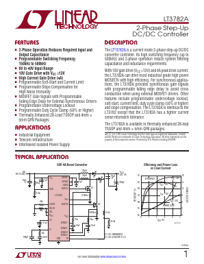 LT3782AIUFD Datasheet PDF Linear Technology