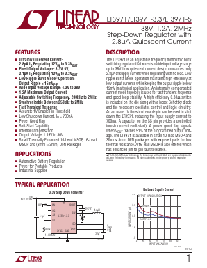 LT3971EDD-PBF Datasheet PDF Linear Technology