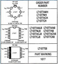 LT1077ACH Datasheet PDF Linear Technology