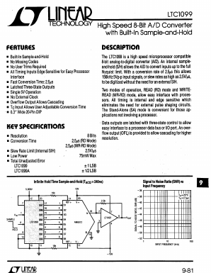 LTC1099MJ Datasheet PDF Linear Technology
