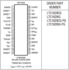 LTC1629I-PG Datasheet PDF Linear Technology