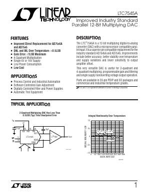 LTC7545A Datasheet PDF Linear Technology