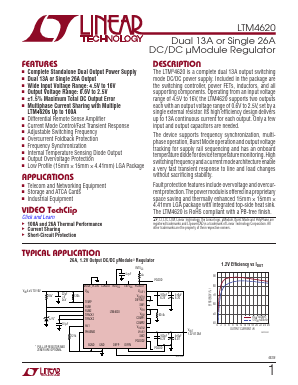 LTM4620I Datasheet PDF Linear Technology
