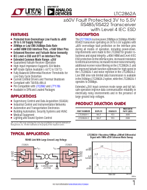 LTC2862AHDD-1-PBF Datasheet PDF Linear Technology