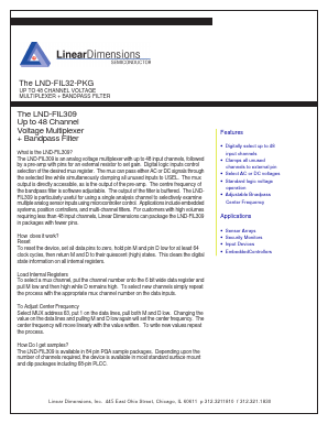 LND-FIL32-PKG Datasheet PDF Linear Dimensions Semiconductor