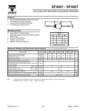 SF4002 Datasheet PDF LiteOn Technology