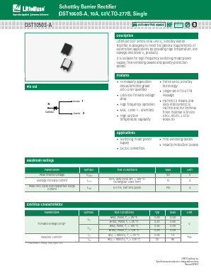 DST1050S-A Datasheet PDF Littelfuse, Inc