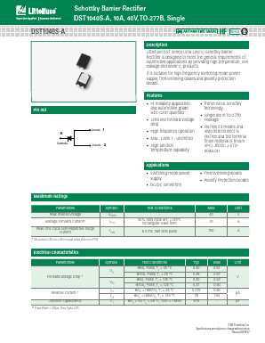 DST1040S-A Datasheet PDF Littelfuse, Inc