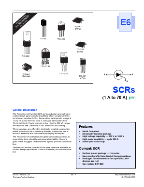 S2006D Datasheet PDF Littelfuse, Inc