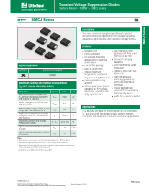 SMCJ180A Datasheet PDF Littelfuse, Inc
