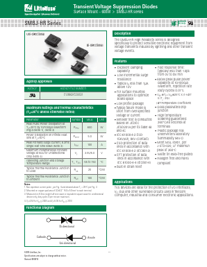 SMBJ70A-HR Datasheet PDF Littelfuse, Inc