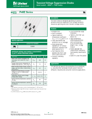P4KE Datasheet PDF Littelfuse, Inc