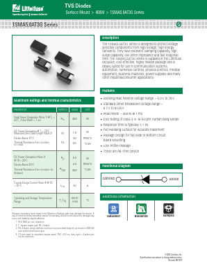1SMA45AT3G Datasheet PDF Littelfuse, Inc