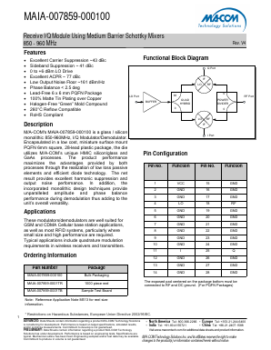 MAIA-007859-000100 Datasheet PDF M/A-COM Technology Solutions, Inc.
