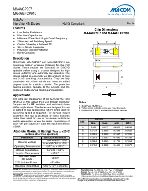 MADP-000910-13050P Datasheet PDF M/A-COM Technology Solutions, Inc.