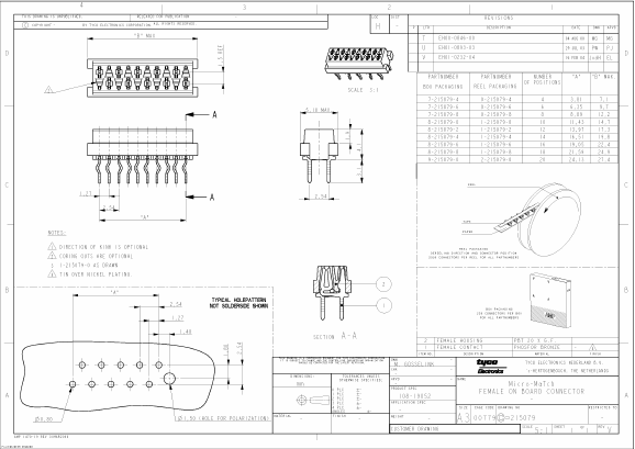 9-215079-0 Datasheet PDF Tyco Electronics