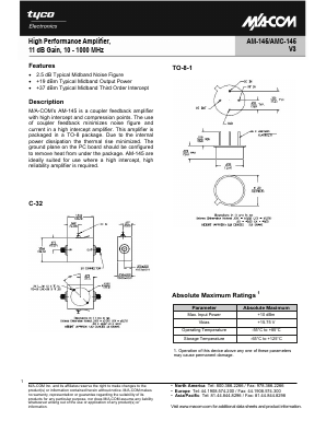 AM-145 Datasheet PDF Tyco Electronics