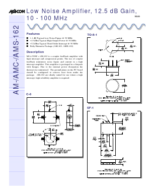 AMS-162PIN Datasheet PDF Tyco Electronics