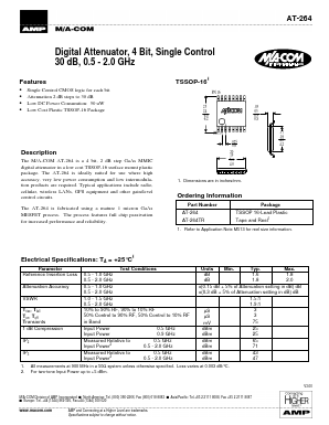 AT-264 Datasheet PDF Tyco Electronics
