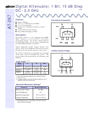 AT-267TR Datasheet PDF Tyco Electronics