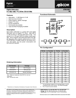 AT90-0001TR Datasheet PDF Tyco Electronics