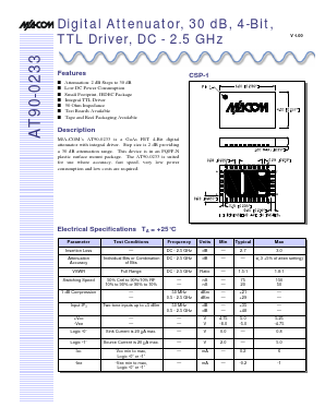 AT90-0233 Datasheet PDF Tyco Electronics