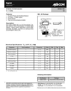 EKIN2-10D Datasheet PDF Tyco Electronics