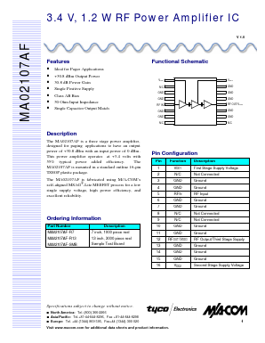 MA02107AF Datasheet PDF Tyco Electronics