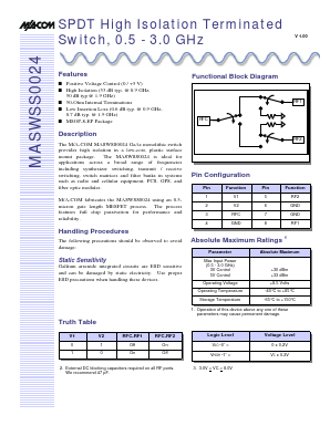 MASWSS0024SMB Datasheet PDF Tyco Electronics