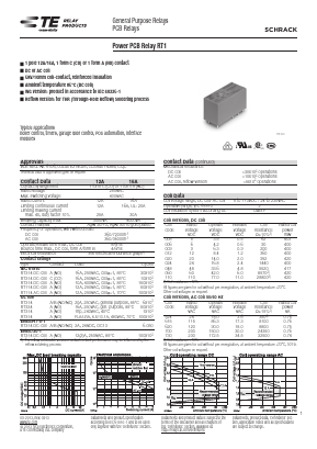 RT135110WG Datasheet PDF Tyco Electronics