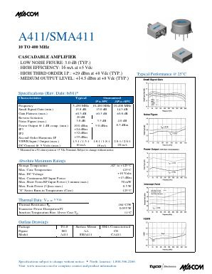 A411 Datasheet PDF Tyco Electronics