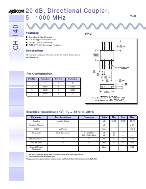 CH-140PIN Datasheet PDF Tyco Electronics